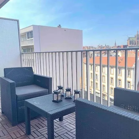 Coislin - Studio 4 Personnes - Hyper Centre - Balcon Prive 아파트 *